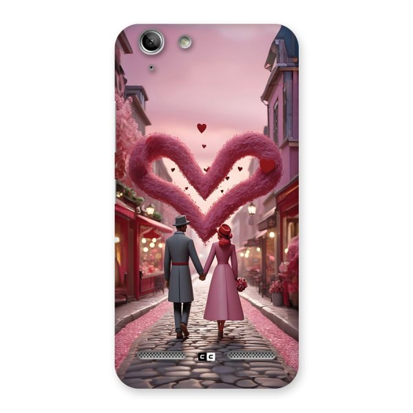 Valetines Couple Walking Back Case for Vibe K5 Plus