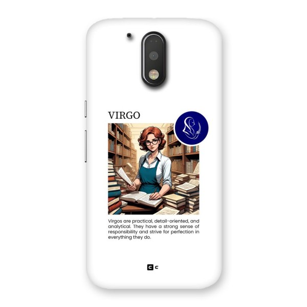 Valuable Virgo Back Case for Moto G4 Plus