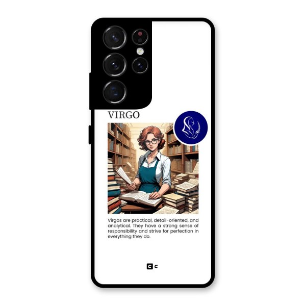 Valuable Virgo Glass Back Case for Galaxy S21 Ultra 5G