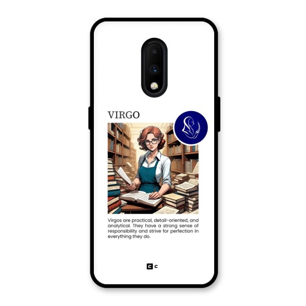 Valuable Virgo Glass Back Case for OnePlus 7