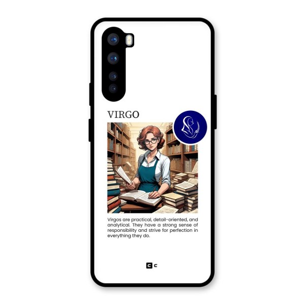 Valuable Virgo Glass Back Case for OnePlus Nord