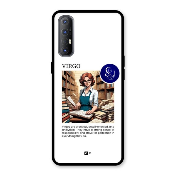 Valuable Virgo Glass Back Case for Oppo Reno3 Pro