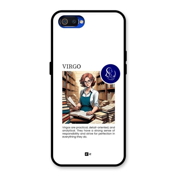 Valuable Virgo Glass Back Case for Realme C2