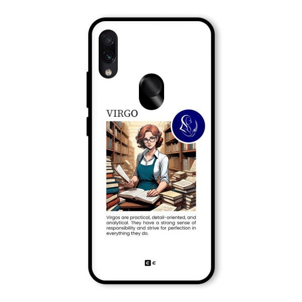 Valuable Virgo Glass Back Case for Redmi Note 7S
