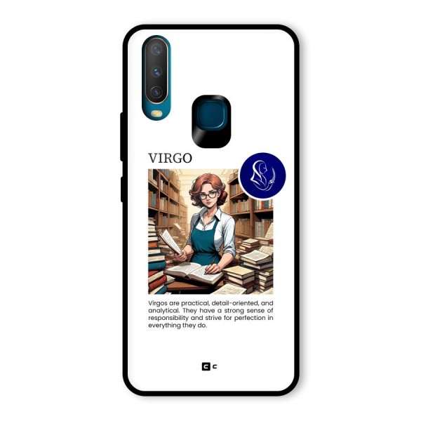 Valuable Virgo Glass Back Case for Vivo Y15