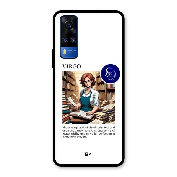 Valuable Virgo Glass Back Case for Vivo Y51
