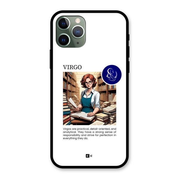 Valuable Virgo Glass Back Case for iPhone 11 Pro