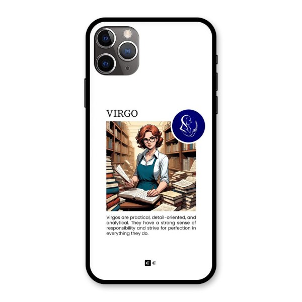 Valuable Virgo Glass Back Case for iPhone 11 Pro Max