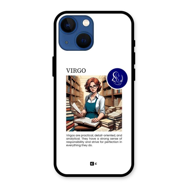 Valuable Virgo Glass Back Case for iPhone 13 Mini