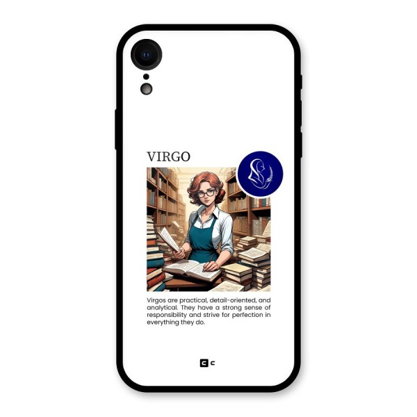 Valuable Virgo Glass Back Case for iPhone XR