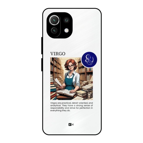 Valuable Virgo Metal Back Case for Mi 11 Lite