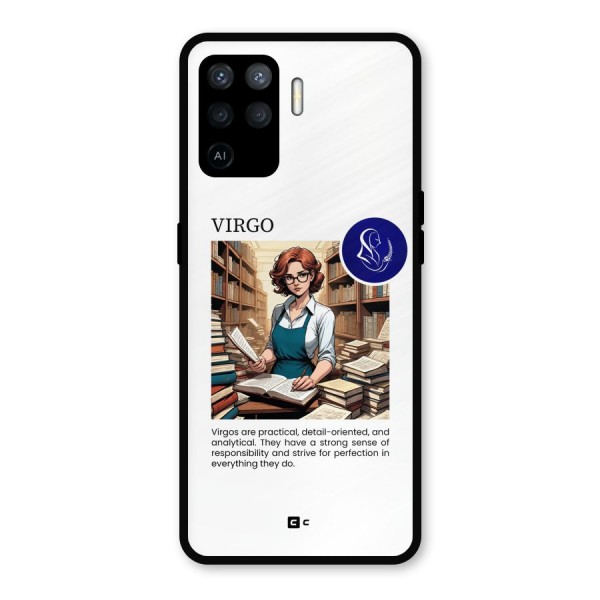 Valuable Virgo Metal Back Case for Oppo F19 Pro