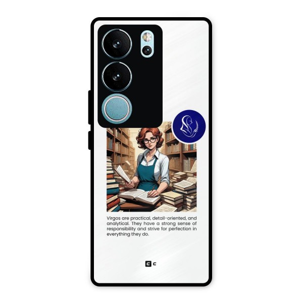Valuable Virgo Metal Back Case for Vivo V29