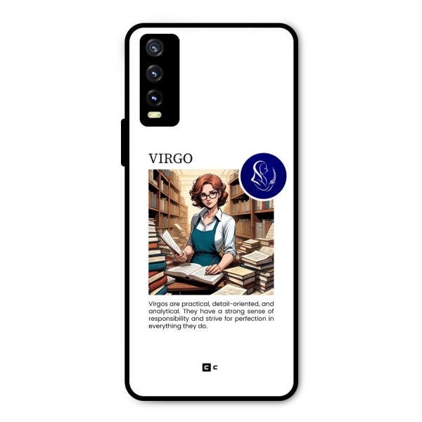 Valuable Virgo Metal Back Case for Vivo Y20i