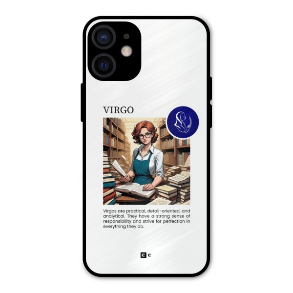 Valuable Virgo Metal Back Case for iPhone 12 Mini