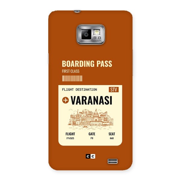 Varanasi Boarding Pass Back Case for Galaxy S2