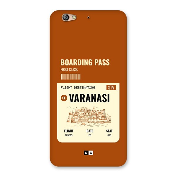 Varanasi Boarding Pass Back Case for Gionee S6