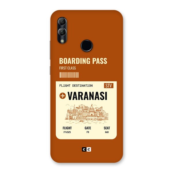 Varanasi Boarding Pass Back Case for Honor 10 Lite