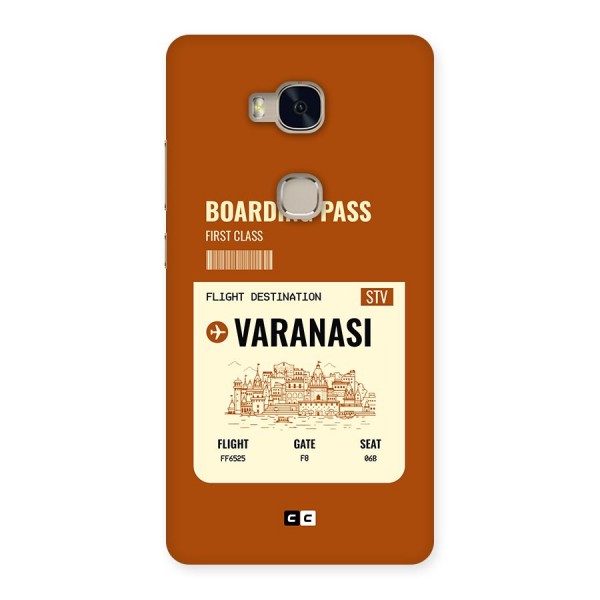 Varanasi Boarding Pass Back Case for Honor 5X