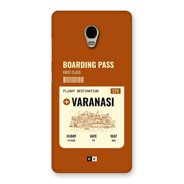 Varanasi Boarding Pass Back Case for Lenovo Vibe P1