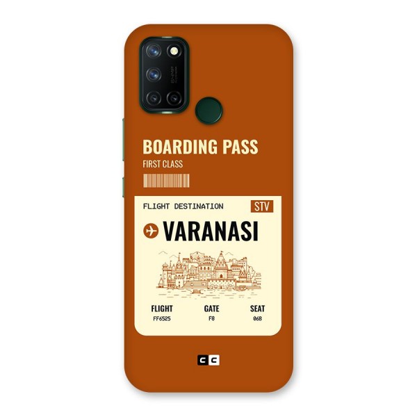Varanasi Boarding Pass Back Case for Realme C17