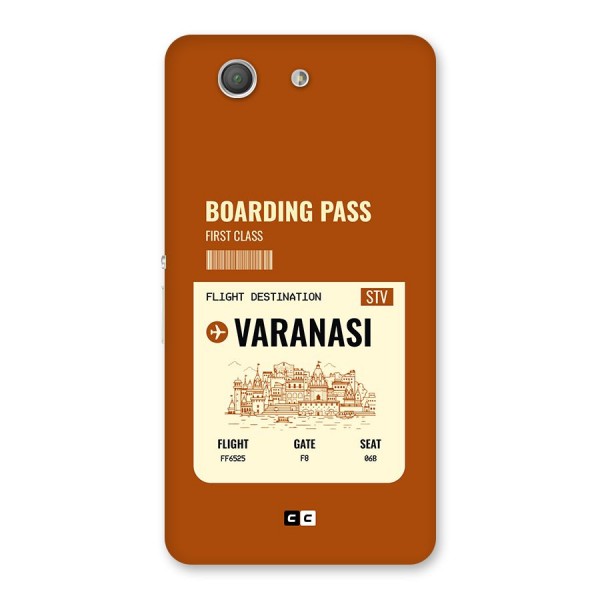 Varanasi Boarding Pass Back Case for Xperia Z3 Compact