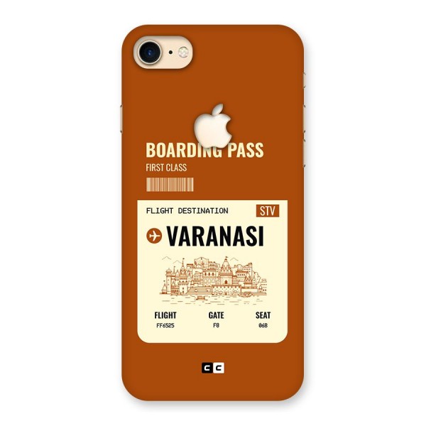 Varanasi Boarding Pass Back Case for iPhone 7 Apple Cut