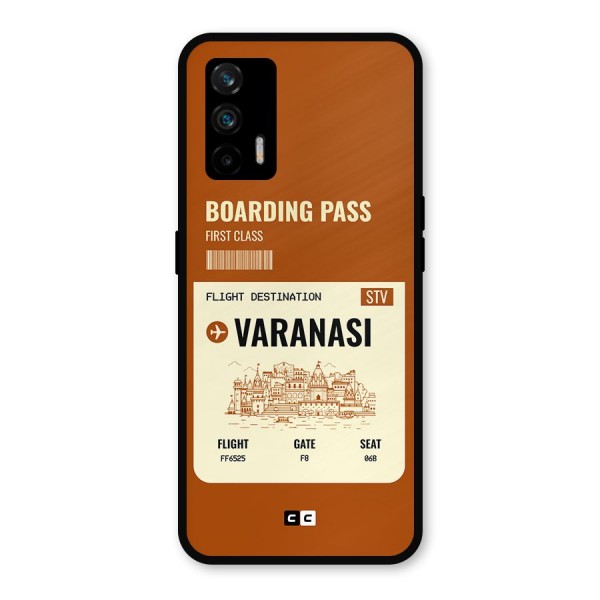 Varanasi Boarding Pass Metal Back Case for Realme GT 5G