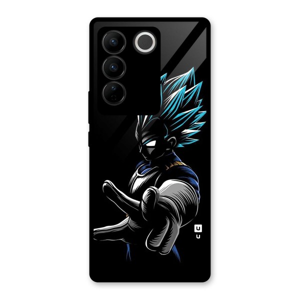 Vegeta Super Saiyan Glass Back Case for Vivo V27