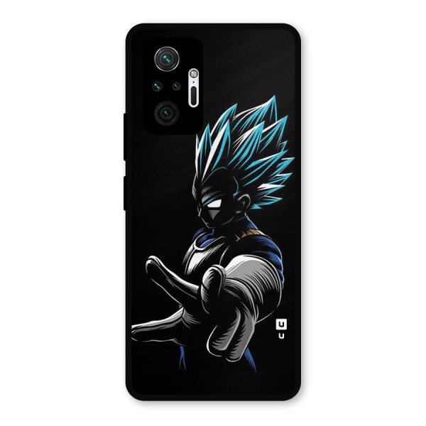 Vegeta Super Saiyan Metal Back Case for Redmi Note 10 Pro
