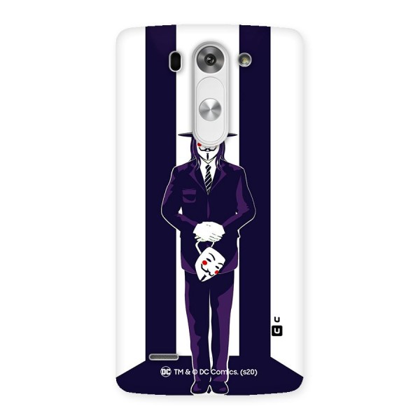 Vendetta Gentleman Holding Mask Illustration Back Case for LG G3 Mini