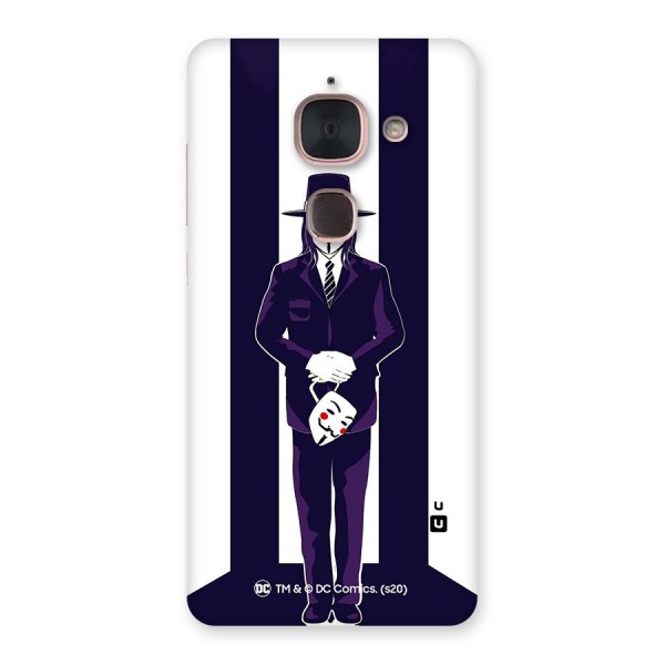 Vendetta Gentleman Holding Mask Illustration Back Case for Le Max 2