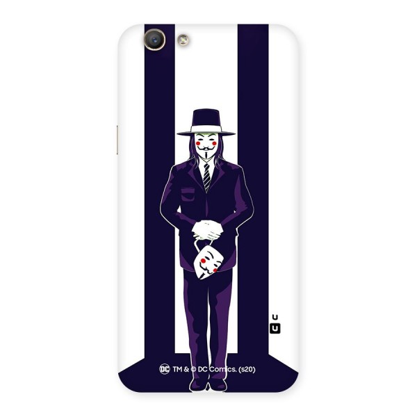 Vendetta Gentleman Holding Mask Illustration Back Case for Oppo A59