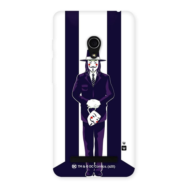 Vendetta Gentleman Holding Mask Illustration Back Case for Zenfone 5