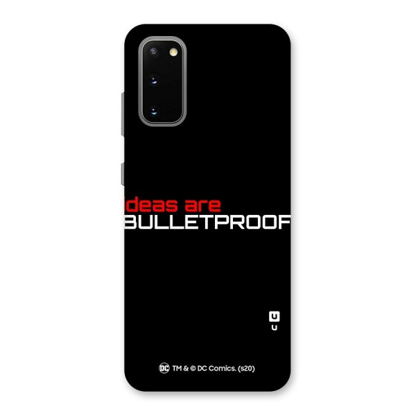 Vendetta Ideas are Bulletproof Back Case for Galaxy S20
