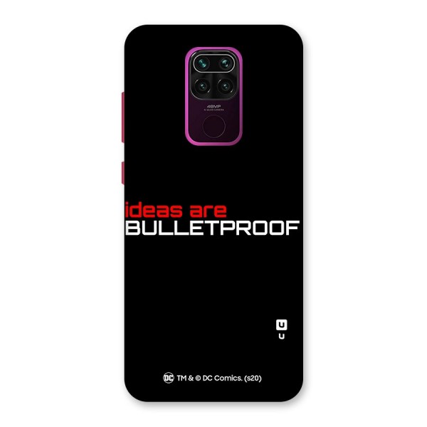 Vendetta Ideas are Bulletproof Back Case for Redmi Note 9