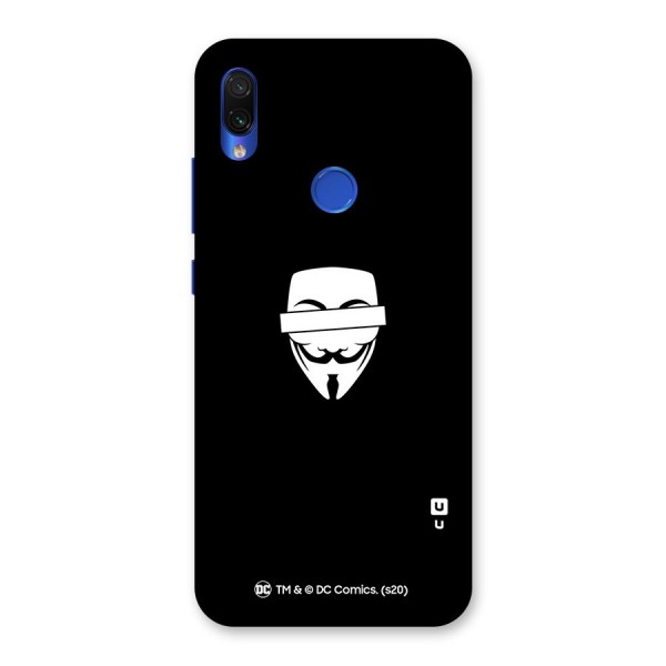 Vendetta Minimal Mask Back Case for Redmi Note 7S