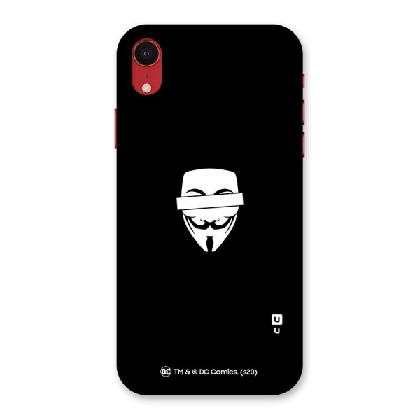 Vendetta Minimal Mask Back Case for iPhone XR