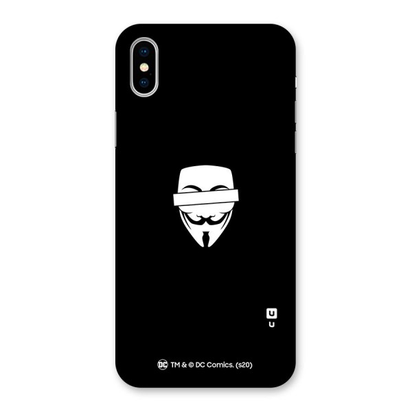 Vendetta Minimal Mask Back Case for iPhone XS
