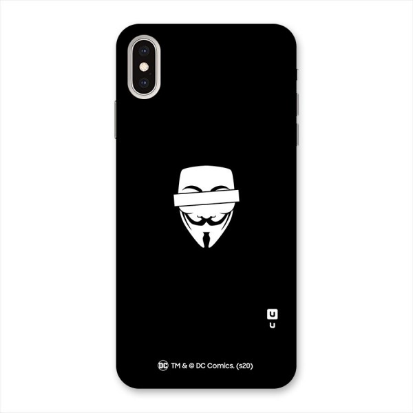 Vendetta Minimal Mask Back Case for iPhone XS Max