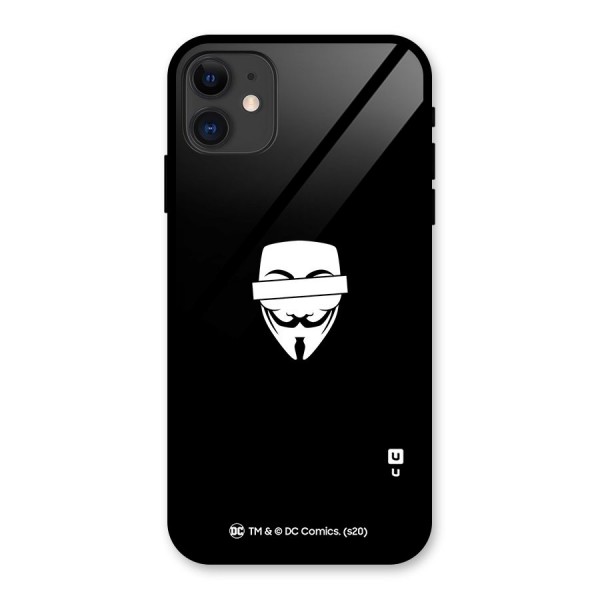 Vendetta Minimal Mask Glass Back Case for iPhone 11
