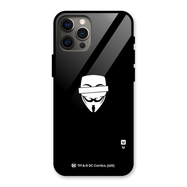 Vendetta Minimal Mask Glass Back Case for iPhone 12 Pro Max