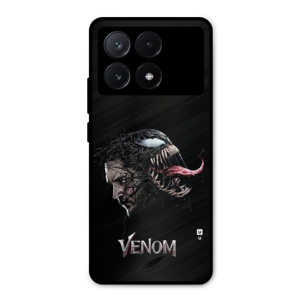Venom Rage Metal Back Case for Poco X6 Pro