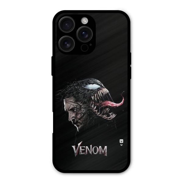 Venom Rage Metal Back Case for iPhone 16 Pro Max