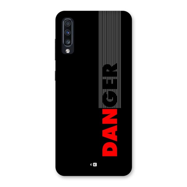 Vertical Danger Back Case for Galaxy A70