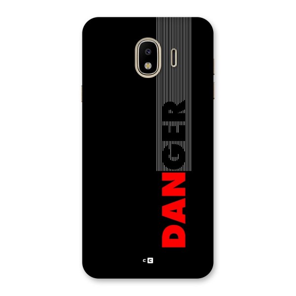 Vertical Danger Back Case for Galaxy J4