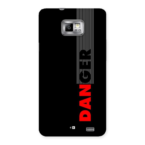 Vertical Danger Back Case for Galaxy S2