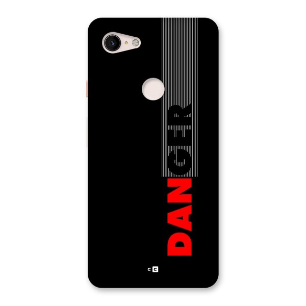 Vertical Danger Back Case for Google Pixel 3 XL
