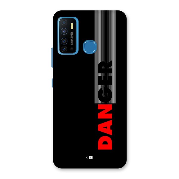 Vertical Danger Back Case for Infinix Hot 9