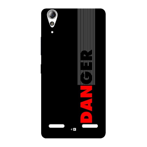 Vertical Danger Back Case for Lenovo A6000